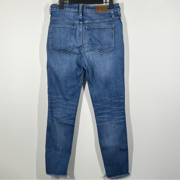 MADEWELL size 28 Blue Denim Jeans skinny jeans distressed - Picture 2 of 10
